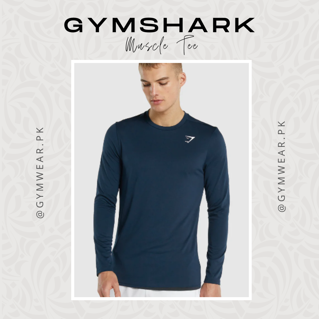 Gymshark Crest Long Sleeve T-Shirt - Black