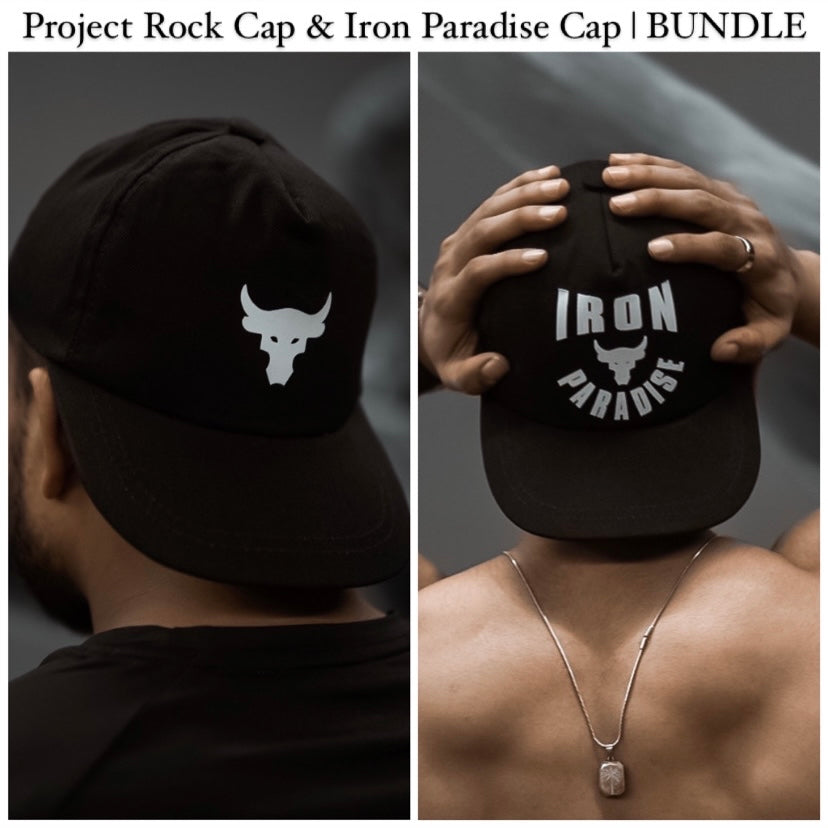 Project Rock Cap & Iron Paradise Cap | Bundle