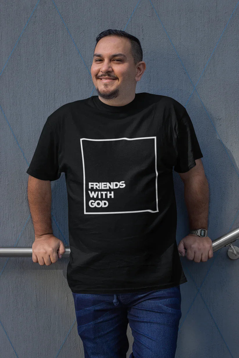 OVER-SIZED Friends With God T-Shirt | BHURI
