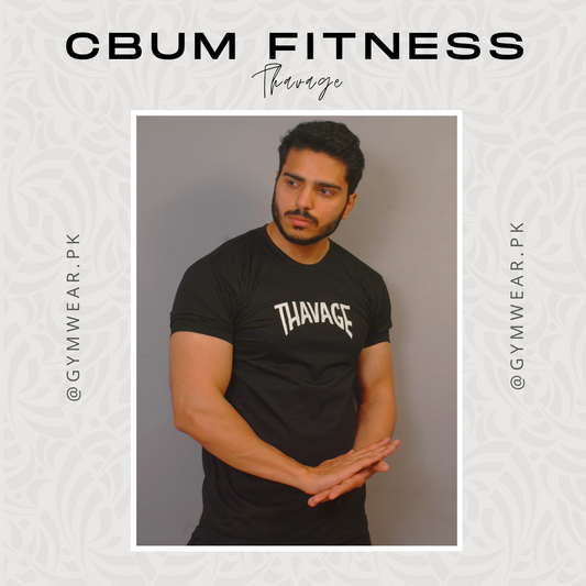 Thavage | Cbum Fitness | Black T-Shirt