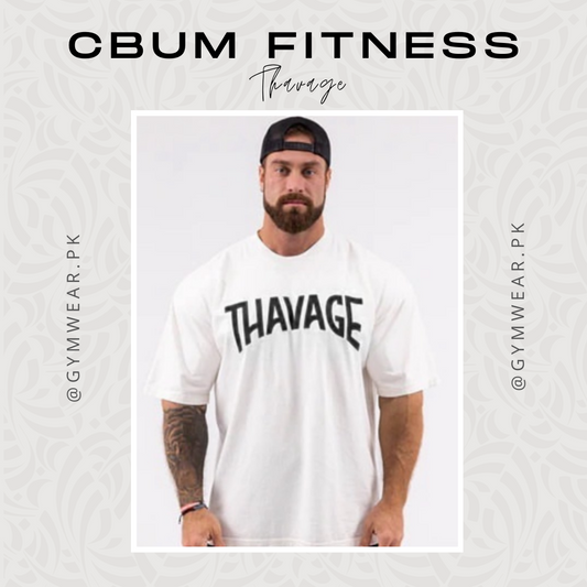 Thavage | Cbum Fitness White T-Shirt